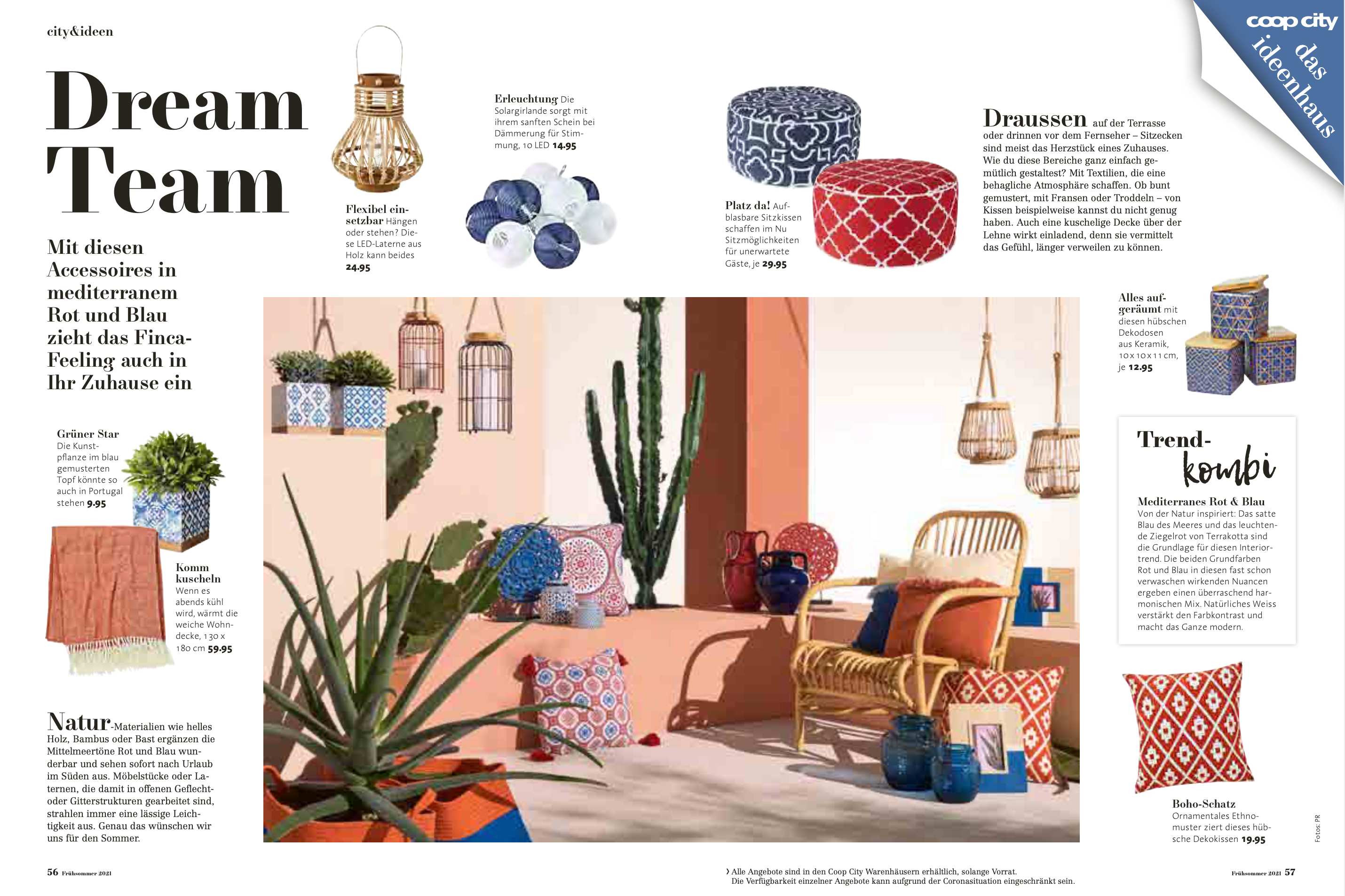 Coop Beauty & Life 03/2021 Dream Team, Text von Christina Berlinghof, Journalistin und Autorin in München